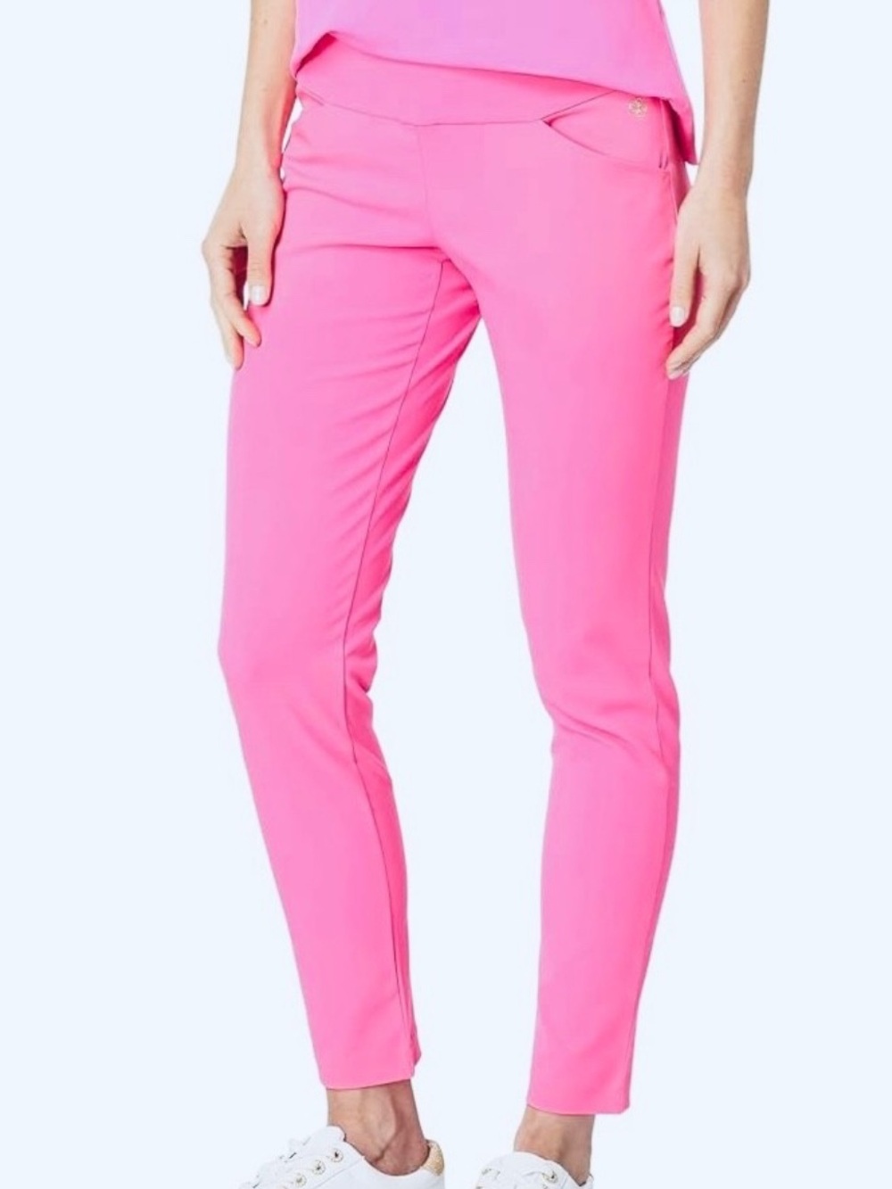 Lilly Pulitzer Slim Ankle Pants in Bright Pink
